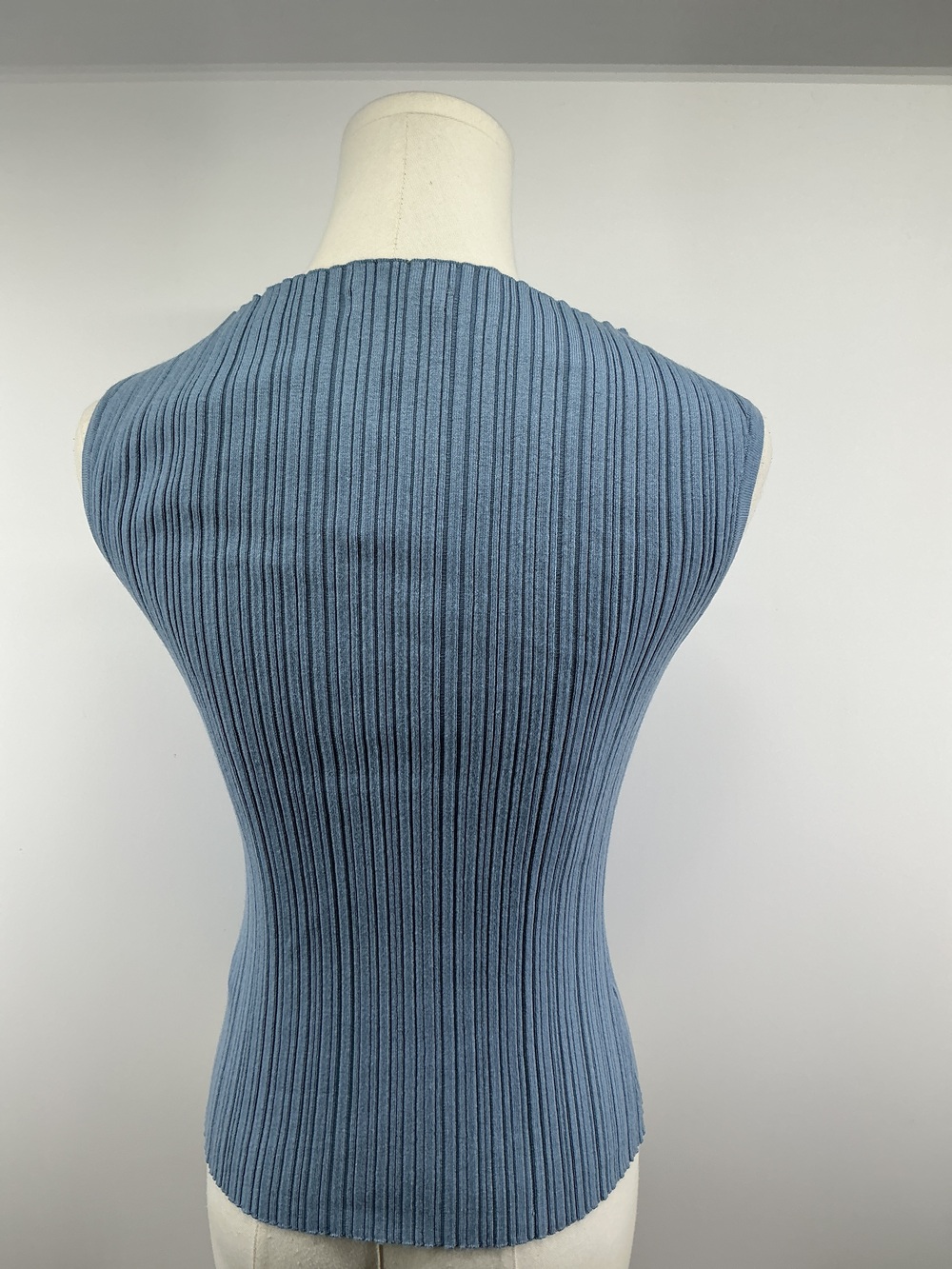 Cotton Cashmere Ribbed Tank - Picture 2 of 3